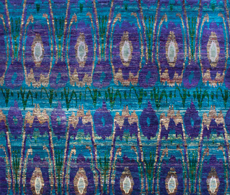Blue Accessories - psychedelic rug from Elte