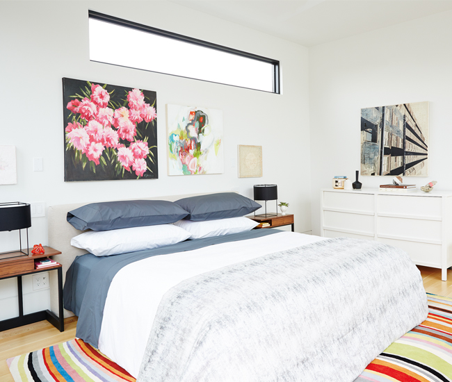 modern bedroom ideas - bedroom interior design inspiration from a Toronto home in Parkdale.