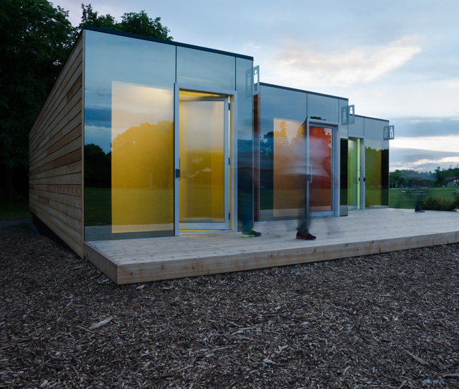 Peter Sampson Architecture’s shipping-container washrooms in Winnipeg's Assiniboine Park claimed an AZ Award of Merit for small architecture.