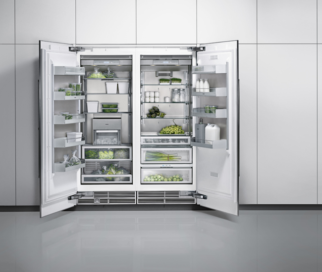 high-tech kitchen Gaggenau Vario fridge