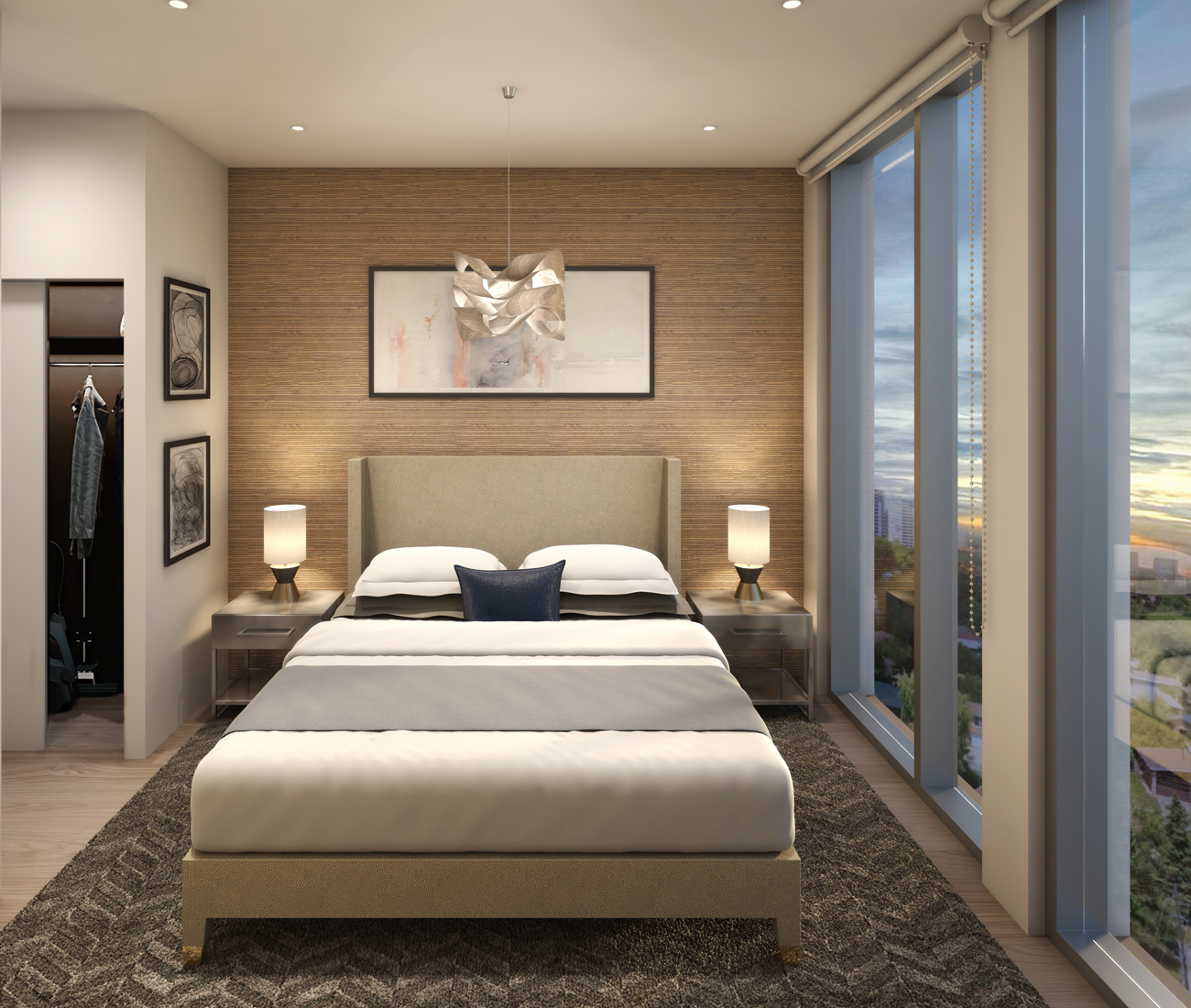 Bedroom renderings for West MRKT