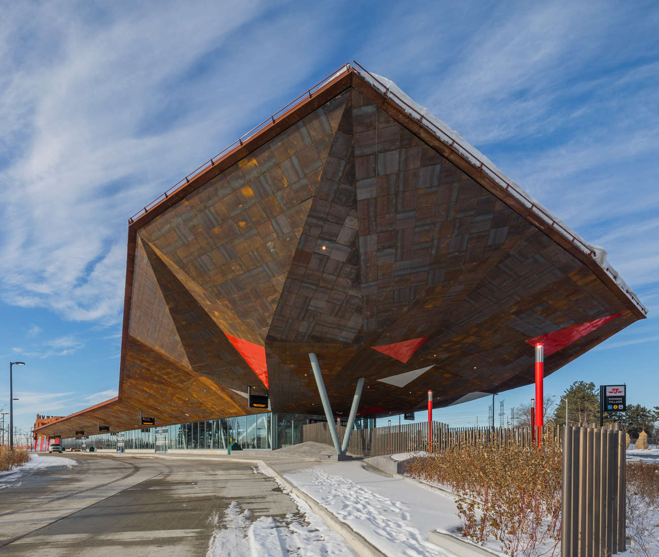 Will Alsop - Exterior of the Pioneer Village Station
