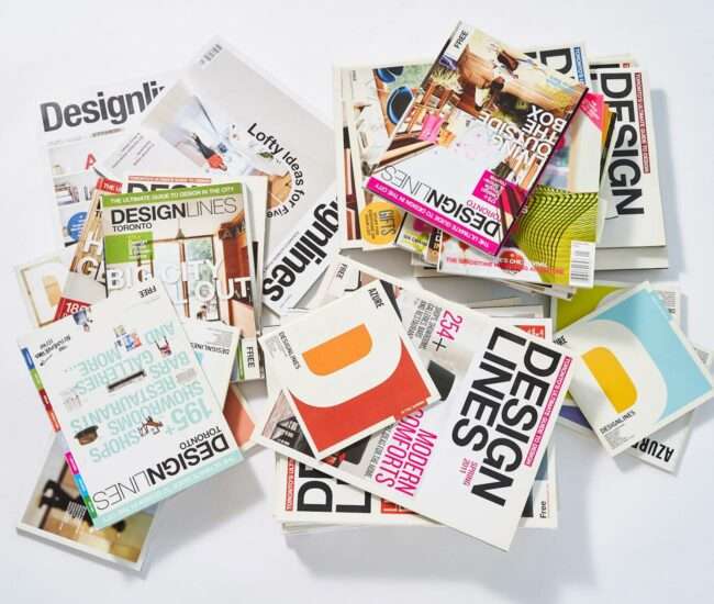 Designlines Magazine covers