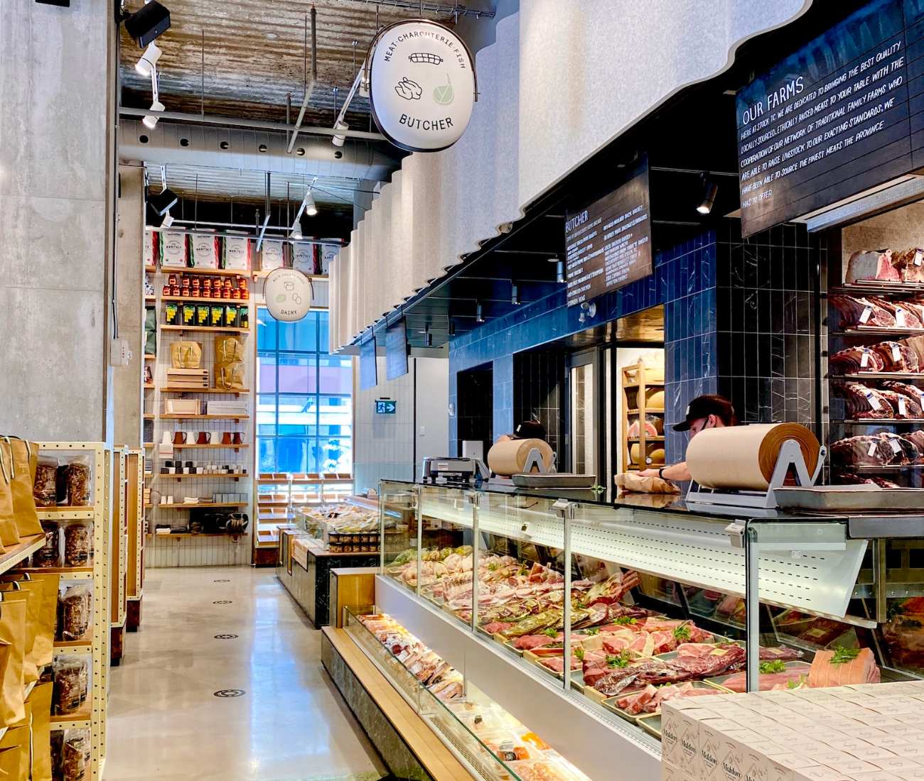 Food counters at Stock TC in toronto