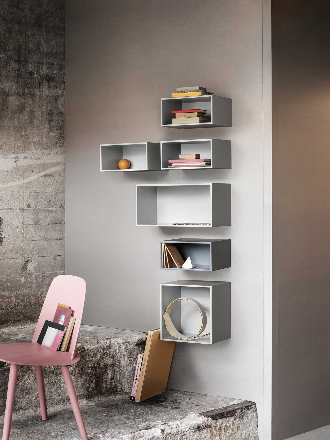 Mini Stacked Storage System by Muuto