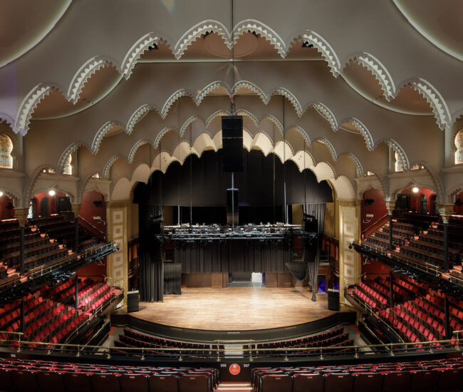 interior of Massey hall venue after the revitalization