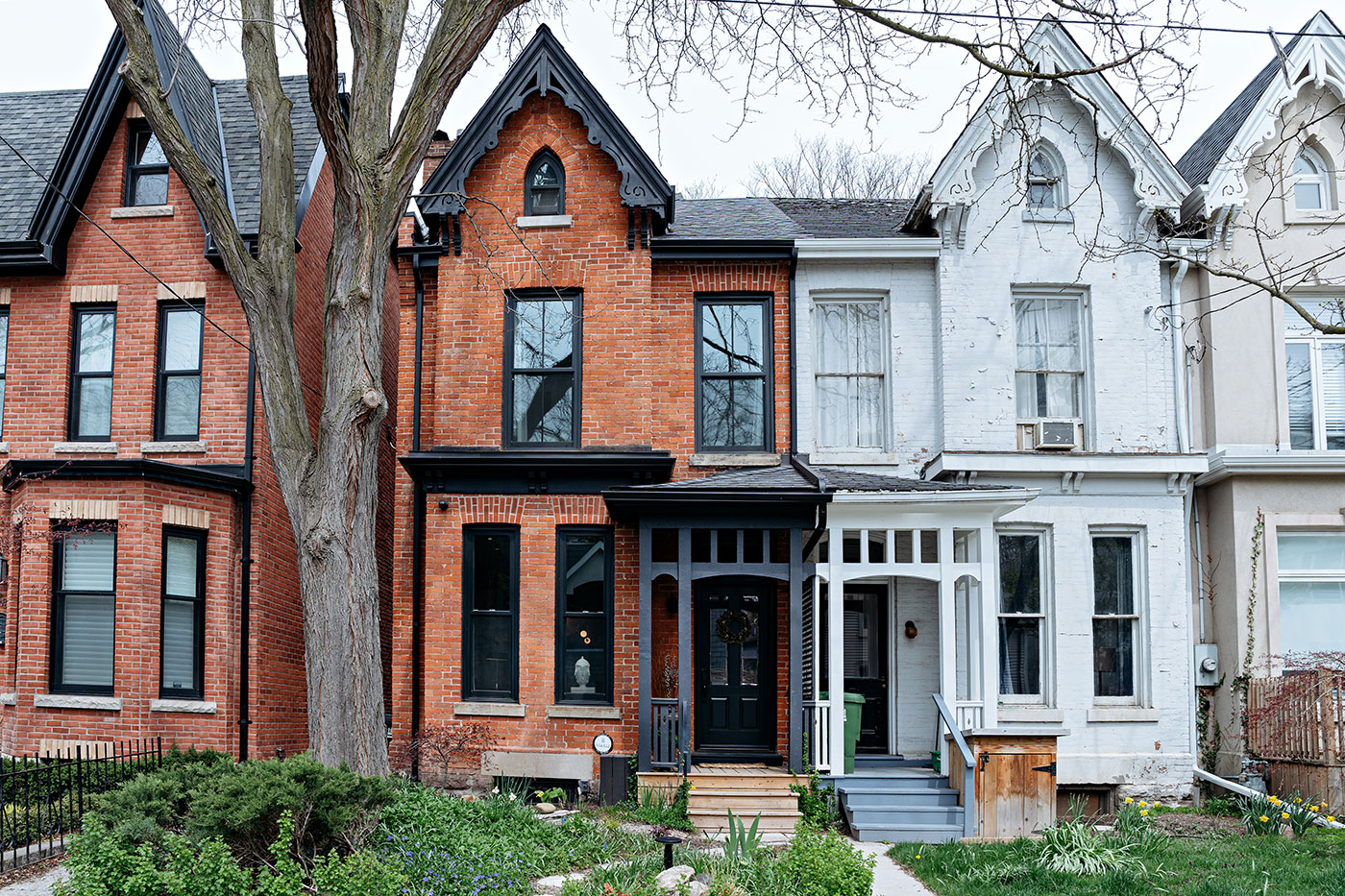 The exterior of the heritage home was meticulously restored to its former glory.