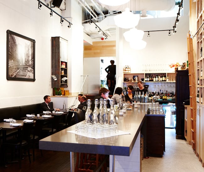 The interior of Toronto restaurant Richmond Station.