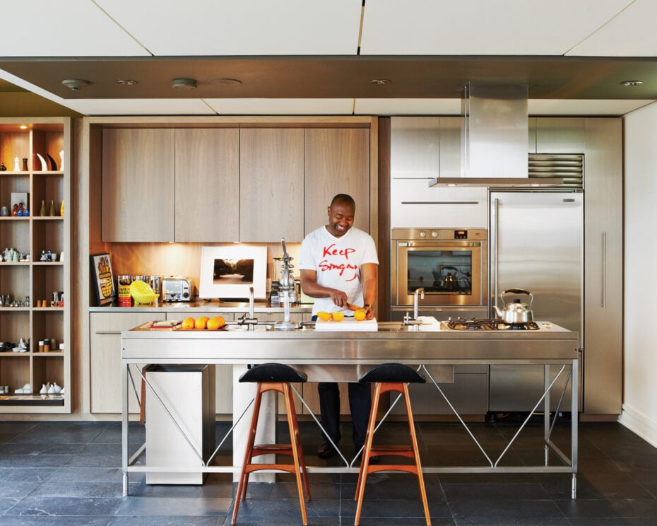 Kenneth Montague's kitchen in Roncesvalles