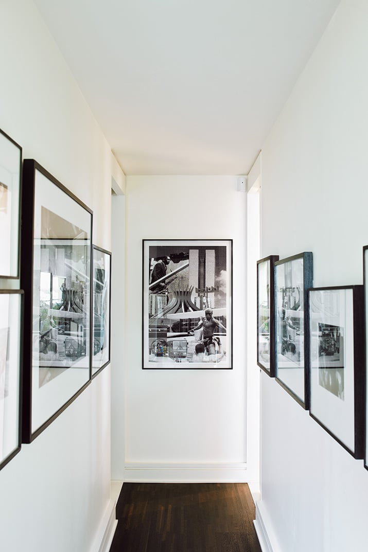 hallway leading to the master bedroom