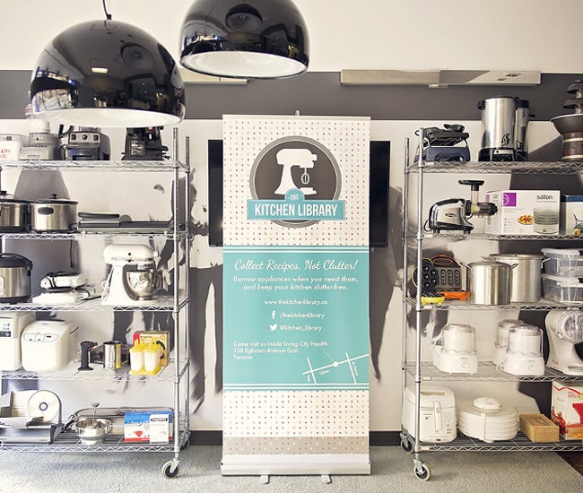 Kitchen Library - shared workspaces