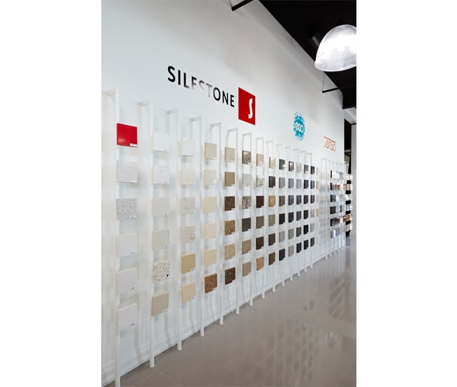 Toronto countertop materials showroom Cosentino Surfaces.