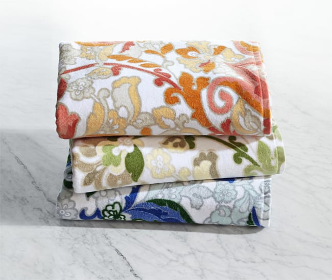Valentina cotton towels by Pottery Barn
