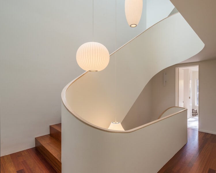 Dramatic Staircase - Williamson Williamson curved stairs
