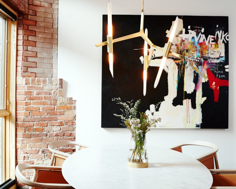 Dining table with chairs