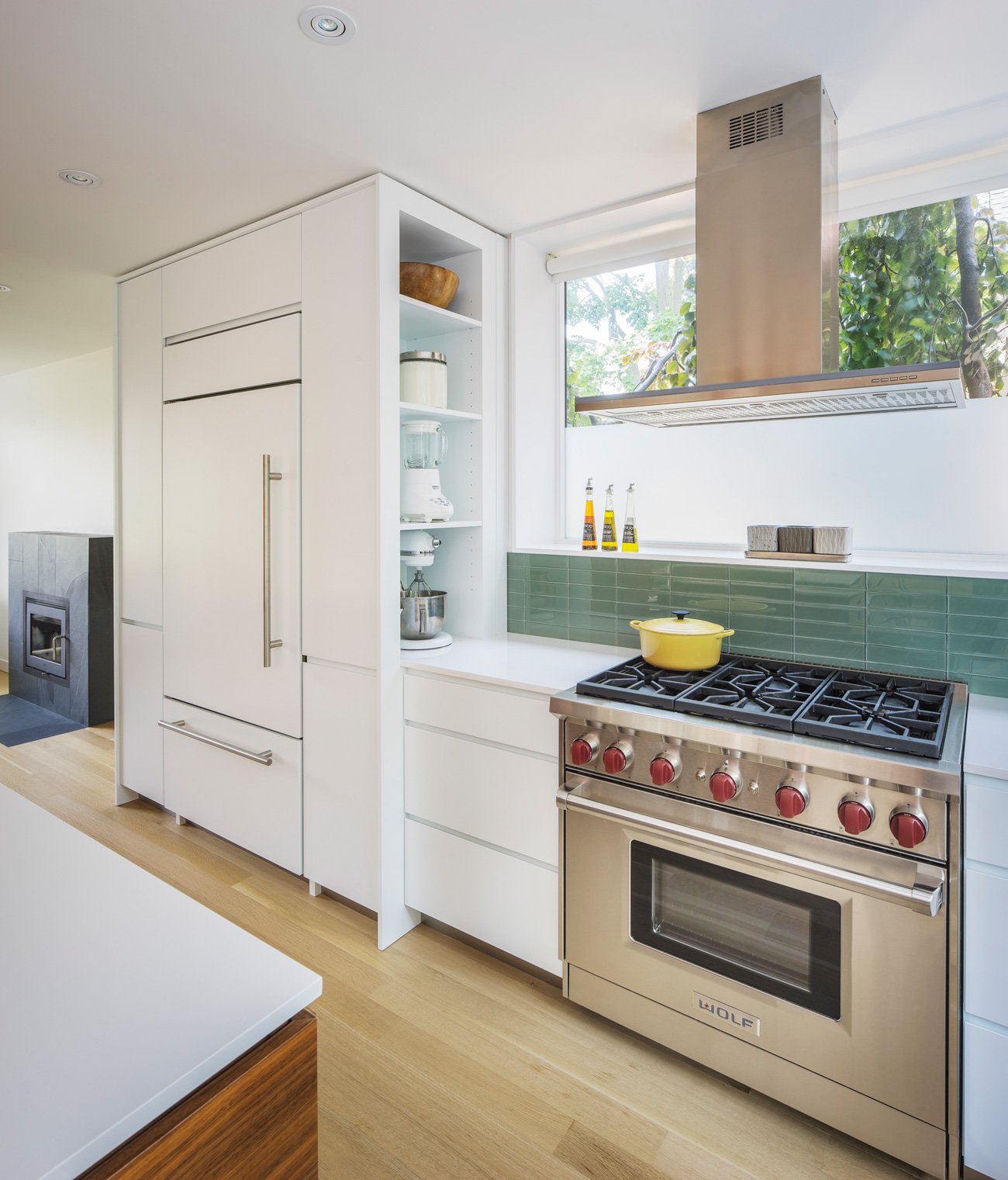 Kyra Clarkson Architect - white kitchen cabinetry