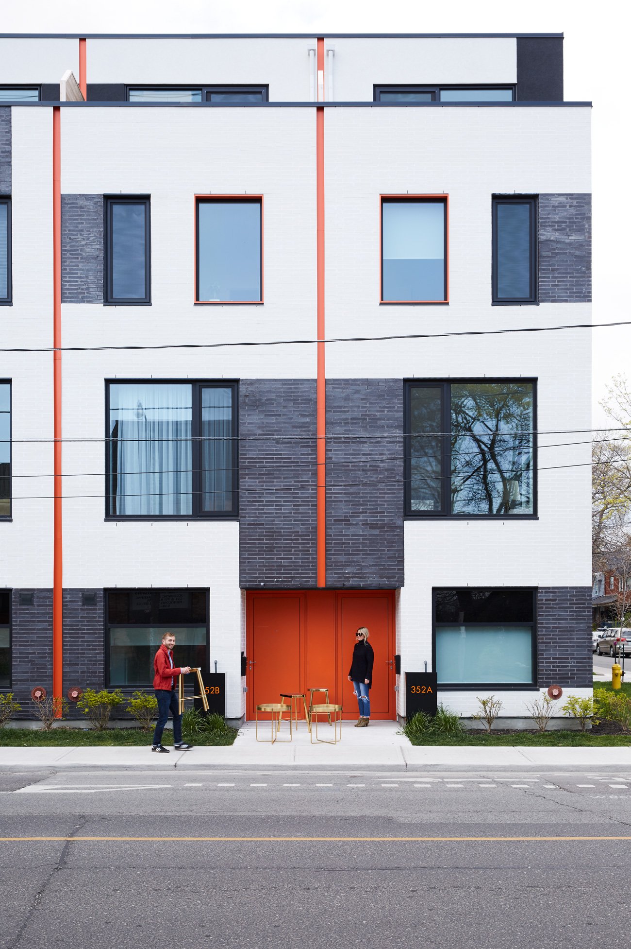 Superkül’s Zesty Orange Townhouses - Kate Makinson