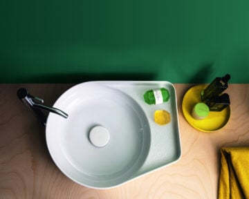 Val sink by Laufen - bright bathroom design