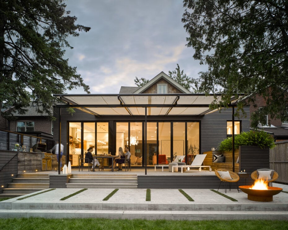 Cascading levels patio - Tiered backyard - Architect Paul Raff