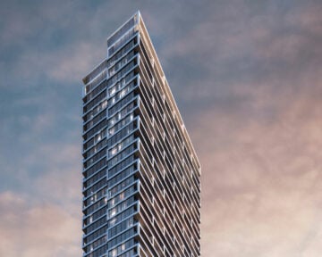 Rendering Transit City Tower