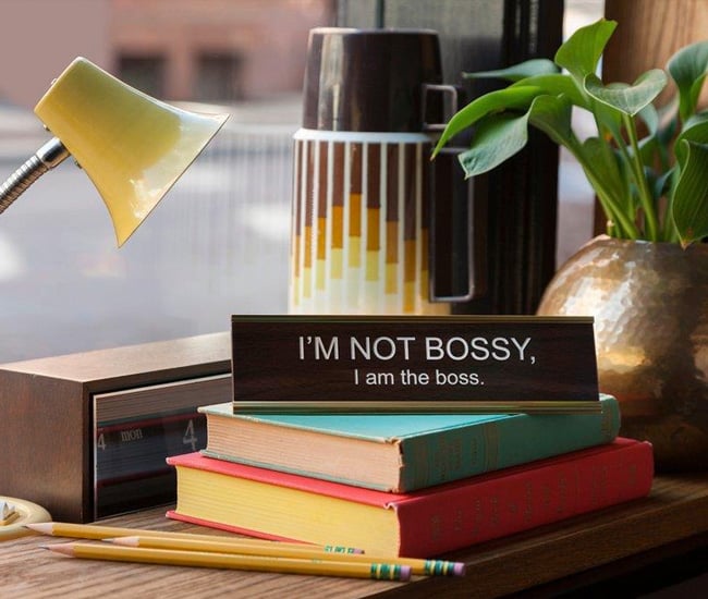 Nameplate by He Said She Said - Gift Ideas for Socialites