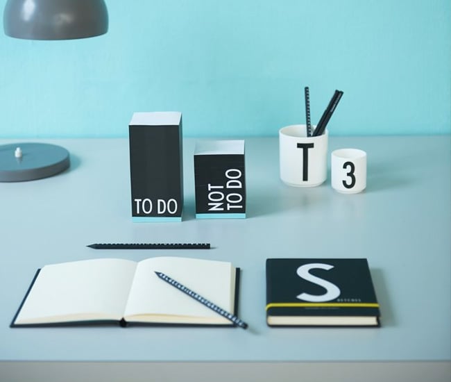 To Do and Not To Do Notepads by Arne Jacobsen