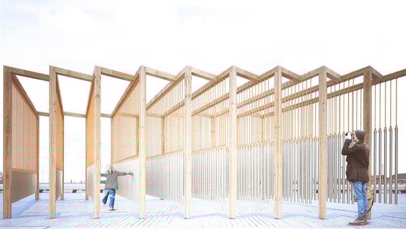 'Ensemble' art installation by João Araújo Sousa and Joana Correia Silva, JJs Arquitectura