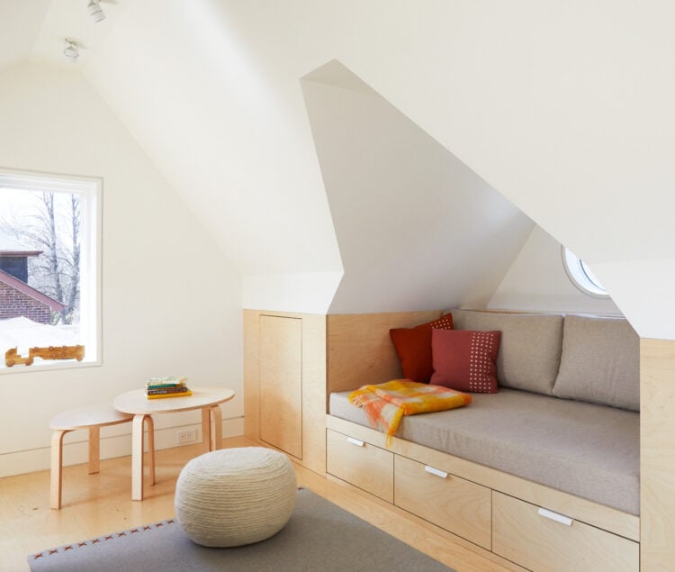 Attic Treehouse Remodel Toronto Boychuk Fuller Parkdale Modern Home