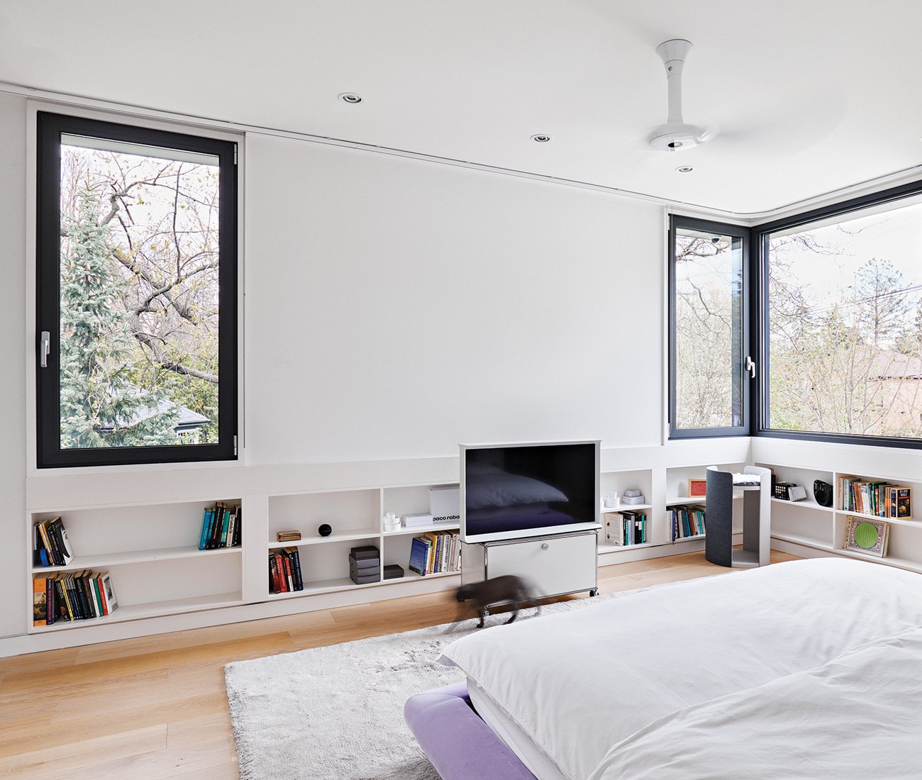 Superkül House in a Grove Cedar Wood Cladding Oakville Home Superkül House