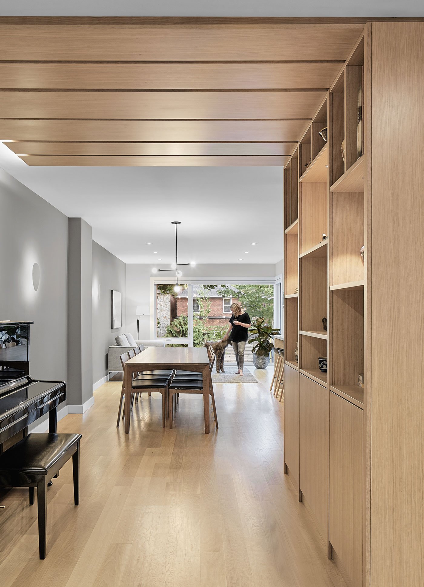The custom cabinetry in House of Louis, a North Toronto renovation by Asquith Architects