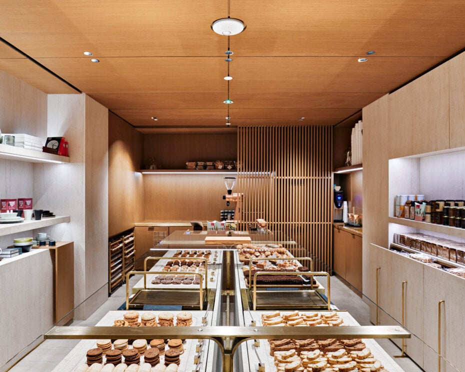 Italian cookie shop Biscotteria Forno Cultura located in Toronto's Union Station. Cookies on display