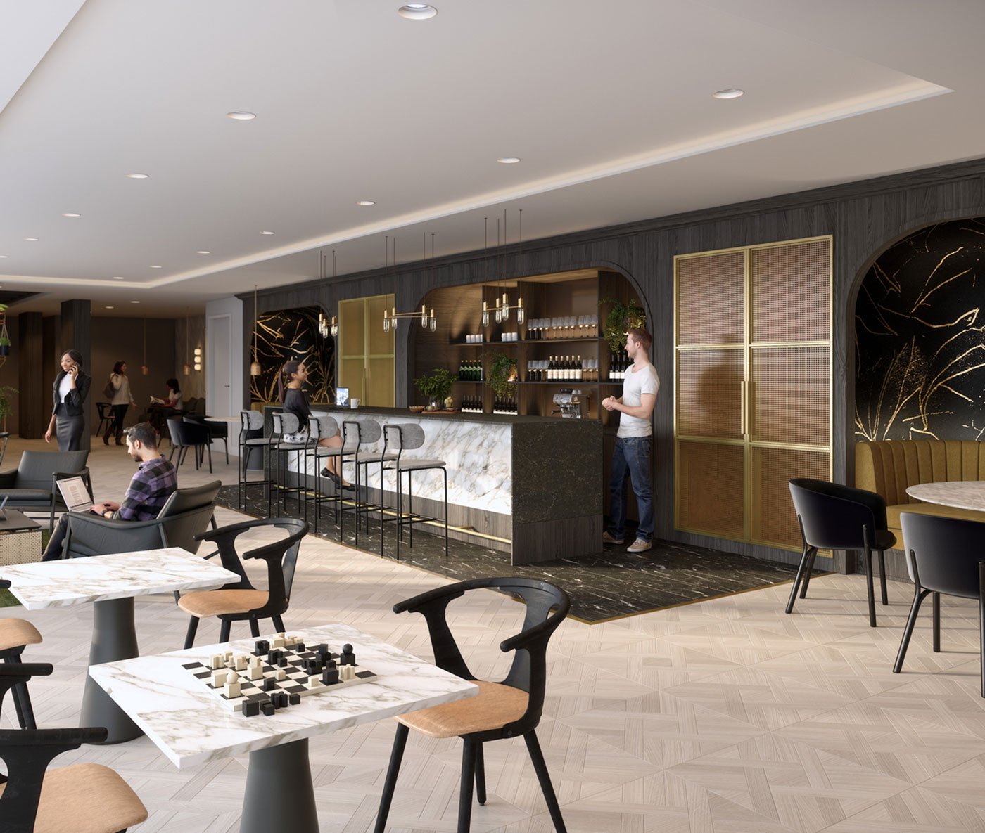 Rendering development Line 5 condos