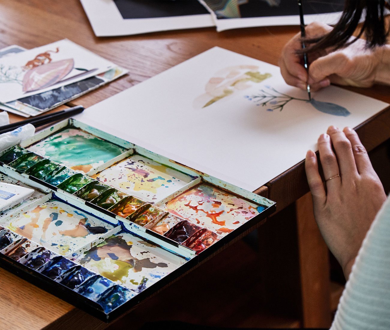 water colouring book