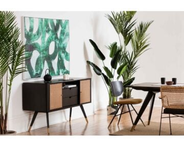 Modern sideboard with a painting on the wall - Mobilia Toronto