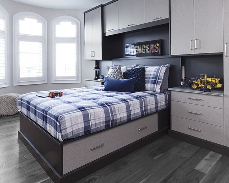 Bed design from Organized Interiors