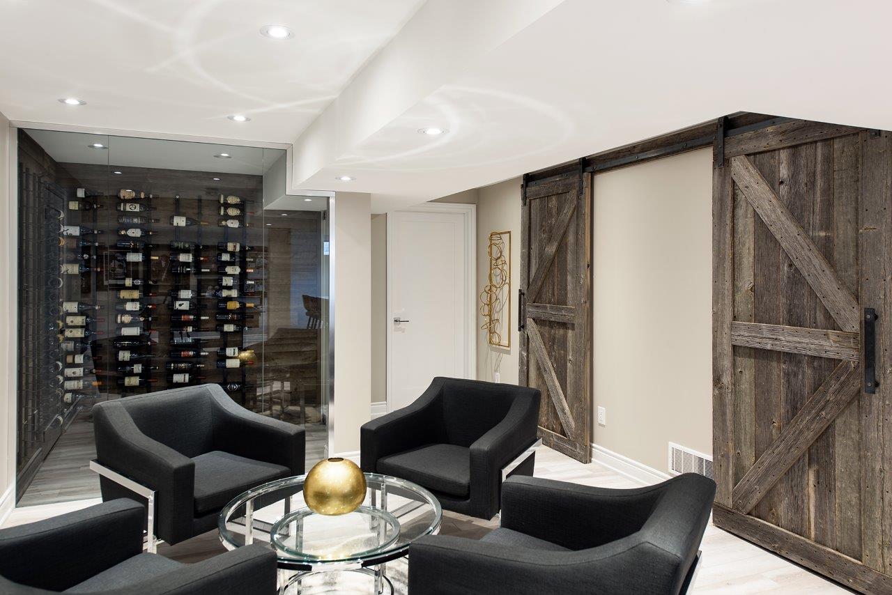 AGM Basements renovations - Wine Cellar and Lounge
