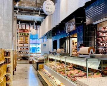 Food counters at Stock TC in toronto