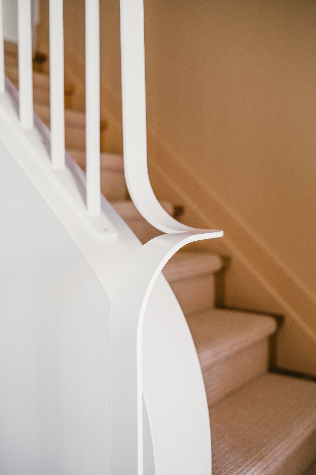 Odami West End Home Renovations - powder-coated steel railing, fabricated by Gallery Metalworks