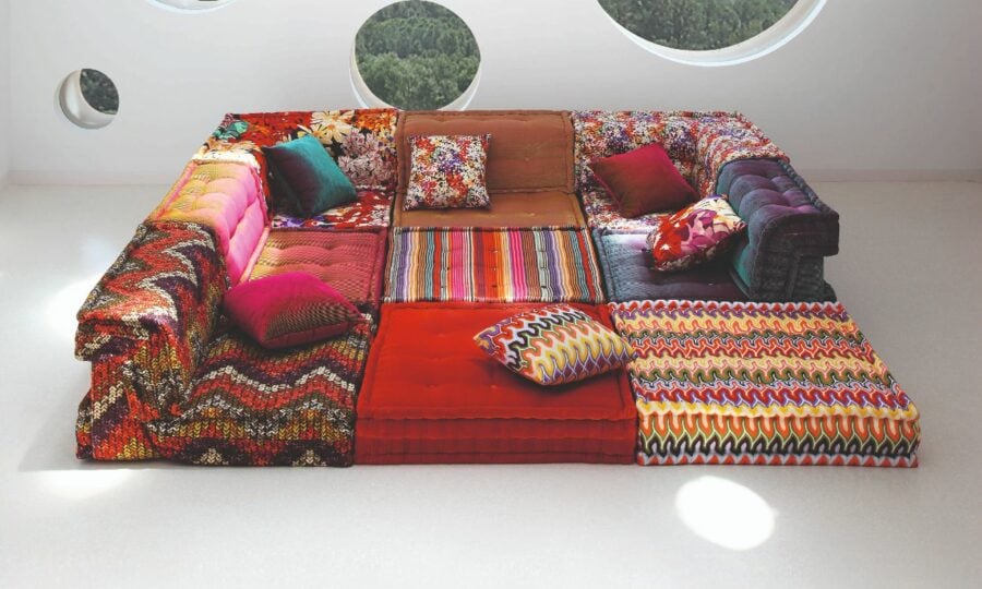 Divano Componibile Couch Roche Bobois Divano Letto French Tufted