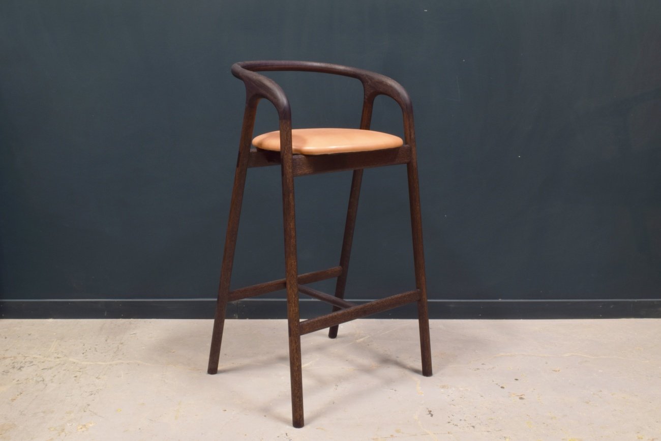 custom wood furniture makers Toronto - bar stool Daniel Gruetter