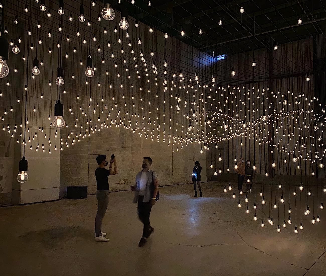 Pulse Topology interactive lighting installation