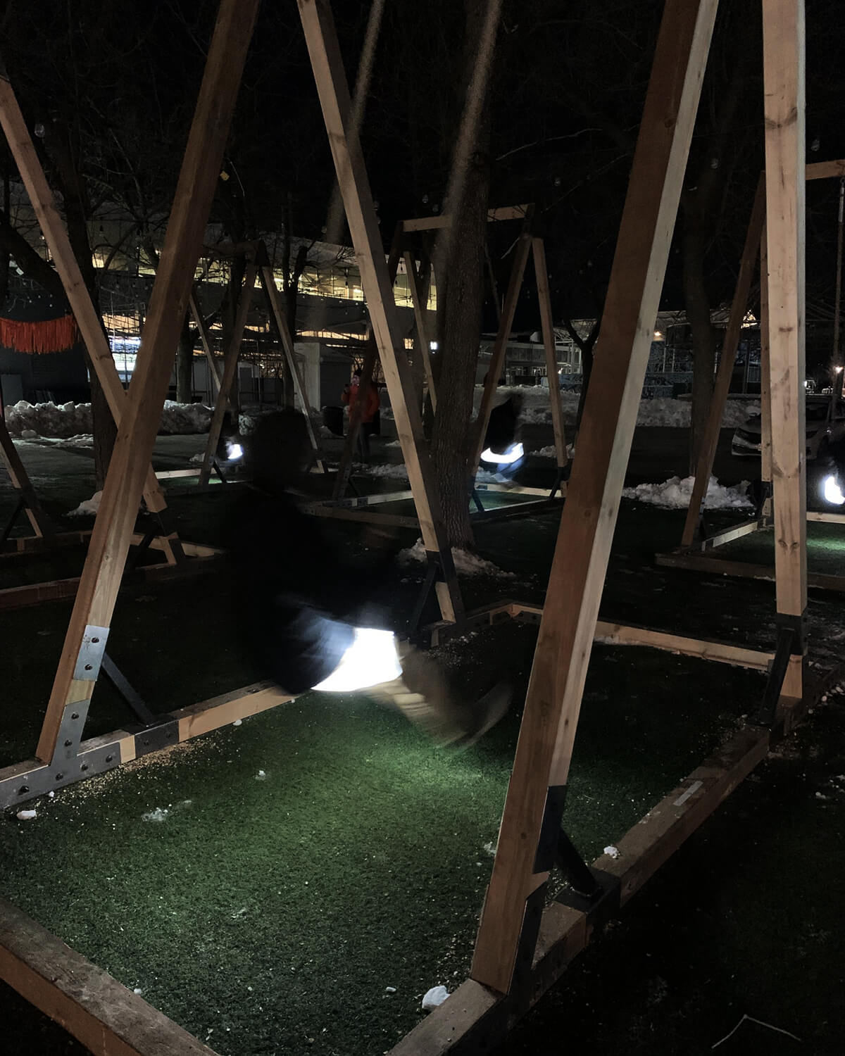 light installation by Swedish designer Alexander Lervik