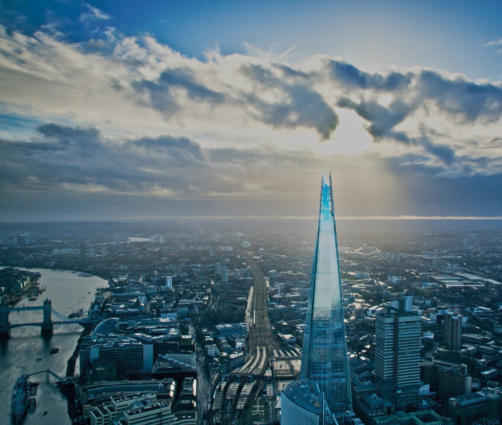 the shard London - Part of Renzo Piano Piece by Piece exhibit at Harbourfront Centre.
