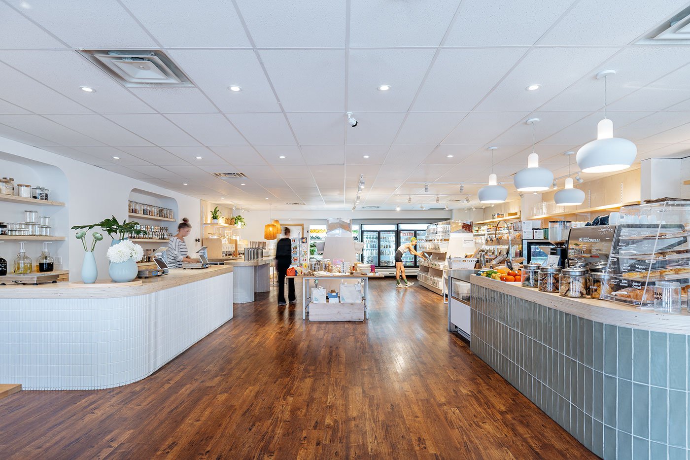 Common Good Studio’s design of Bare Market integrates sustainable materials 