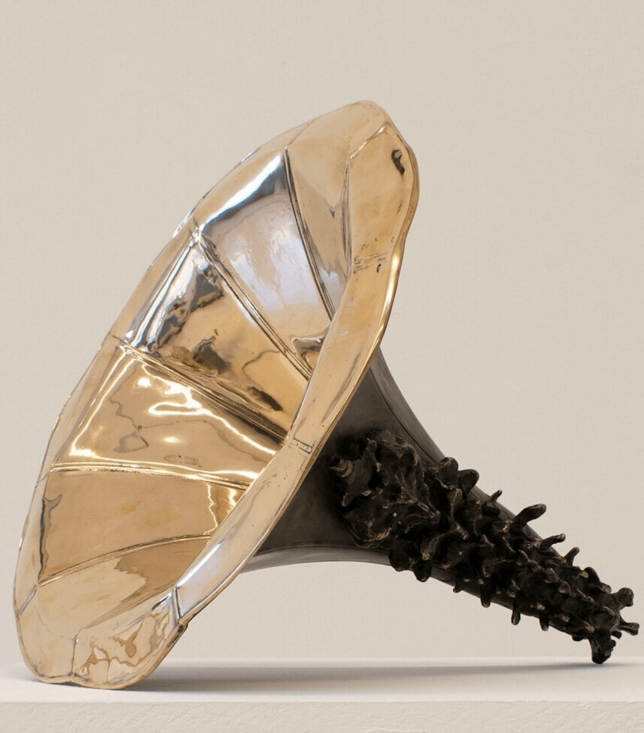 brass casting horn one of a kind