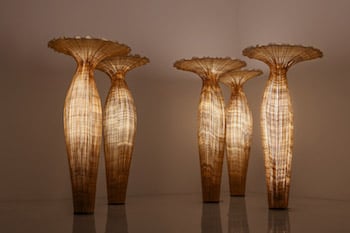 Limited-Edition Morning Glory Floor Lamp - Anniversary Collection - Photography_ Albi Serfaty