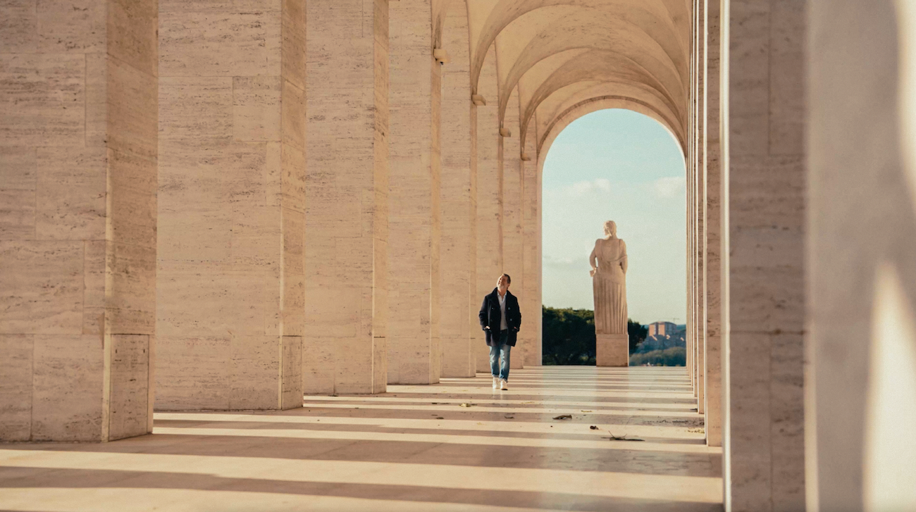 Daniel Germani at Palazzo della Civiltà Italiana in Rome