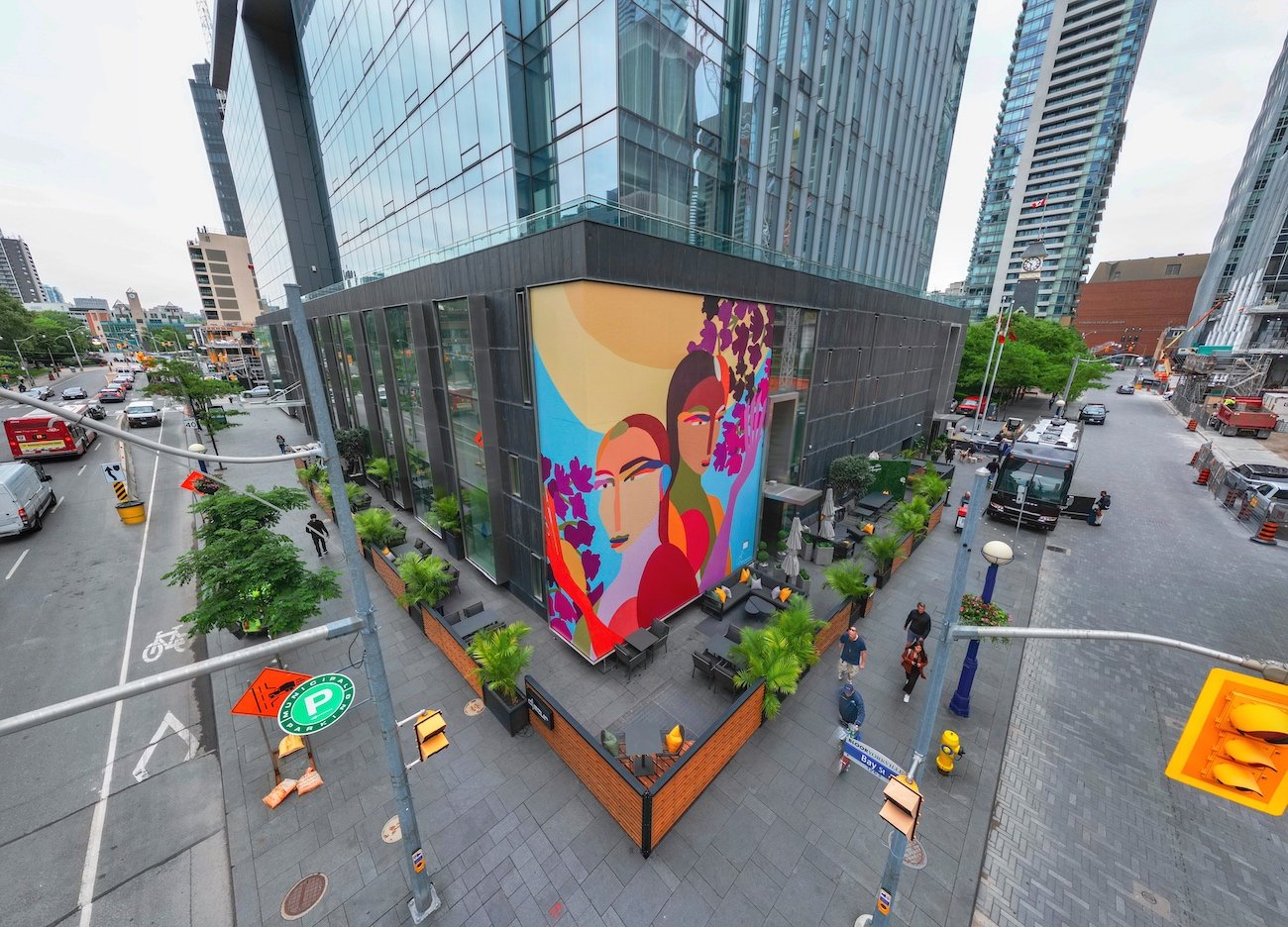 Four Seasons art display