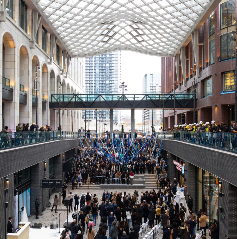 Ribbon-cutting ceremony at the mixed-use residential complex at Front and Spadina