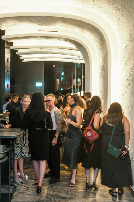 Lively Restaurant Ambiance with Diners